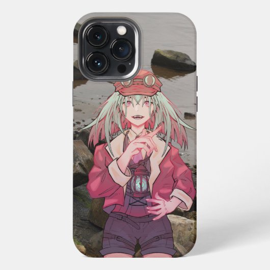 Etui iPhone 13 Pro Max anime, Tuber, V Tuber, rock (Verso)