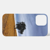 Etui iPhone 13 Pro Max Arbre dans un champ de blé (Verso Horizontal)