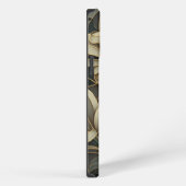 Etui iPhone 13 Pro Max Art Déco Floral Design #2 iPhone / coque ipad (Côté droit)
