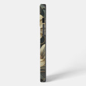 Etui iPhone 13 Pro Max Art Déco Floral Design #2 iPhone / coque ipad (Côté gauche)