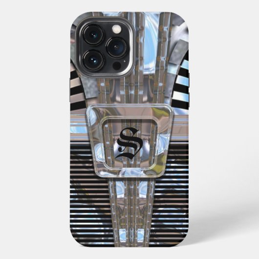Etui iPhone 13 Pro Max Art Déco Monogramme Indulgence (Verso)
