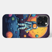 Etui iPhone 13 Pro Max Art Explorateur de l'espace (Verso Horizontal)