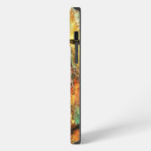 Etui iPhone 13 Pro Max Art facial Abstrait (Côté gauche)