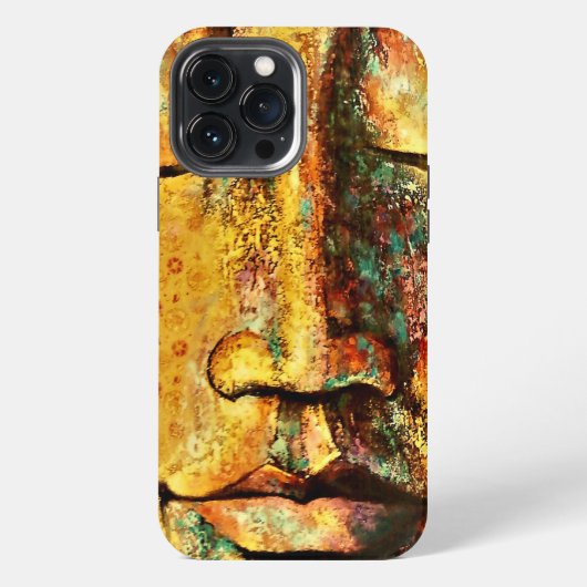 Etui iPhone 13 Pro Max Art facial Abstrait (Verso)