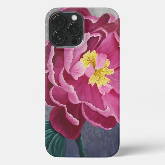 Etui iPhone 13 Pro Max Art rose Peony (Verso)