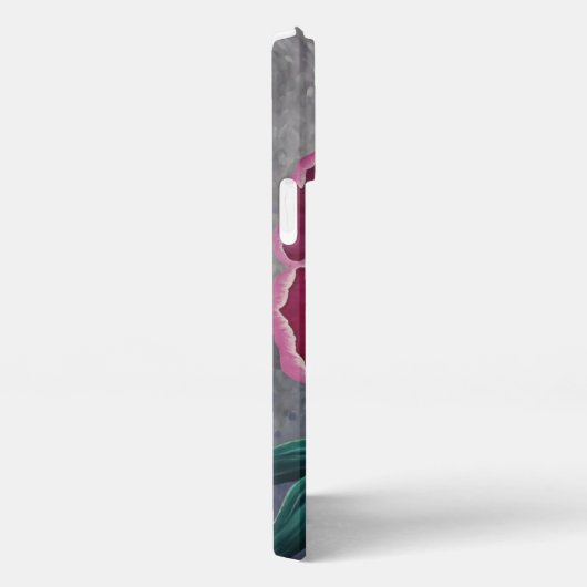 Etui iPhone 13 Pro Max Art rose Peony (Côté droit)