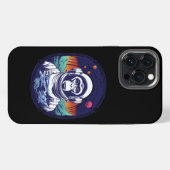Etui iPhone 13 Pro Max Astronaute du singe spatial (Verso Horizontal)