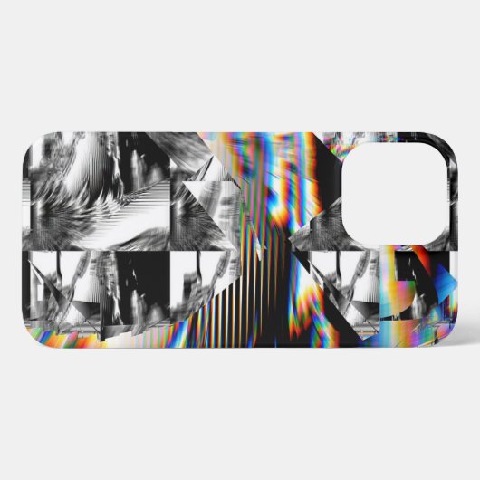 Etui iPhone 13 Pro Max Attaque arc-en-ciel (Verso Horizontal)