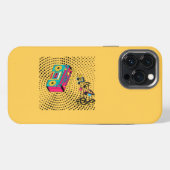 Etui iPhone 13 Pro Max Baladeur audio rétro. (Verso Horizontal)