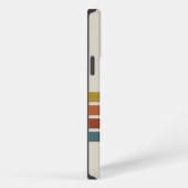 Etui iPhone 13 Pro Max Bandes rétro (Côté droit)