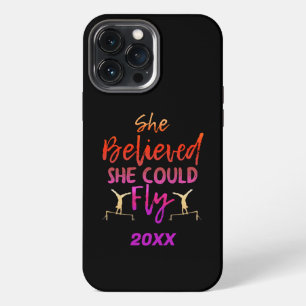 Etui iPhone 13 Pro Max Barres asymétriques de gymnastique - Elle croyait
