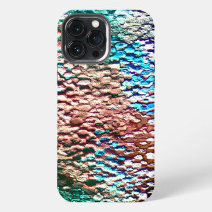 Etui iPhone 13 Pro Max Base en pierre enduite de mortier rustique et écla