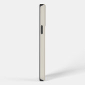 Etui iPhone 13 Pro Max Bbeige gris clair (Côté droit)