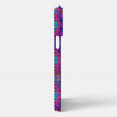 Etui iPhone 13 Pro Max Beau style sud-ouest rose et violet (Côté droit)