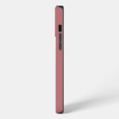 Etui iPhone 13 Pro Max Belle bordeaux clair avec texte élégant Initiale (Côté gauche)