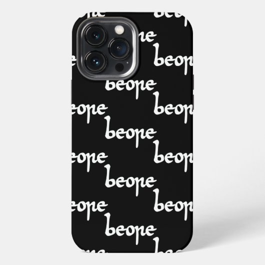 Etui iPhone 13 Pro Max Bière Old English (Verso)