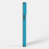 Etui iPhone 13 Pro Max Bleu-vert (couleur unie) (Côté droit)