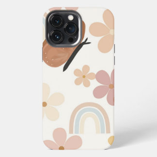 Etui iPhone 13 Pro Max Boho Butterfly & Floral Vintage Phone Case