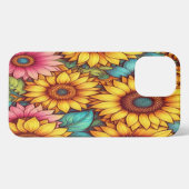 Etui iPhone 13 Pro Max Boîtier de téléphone mince Sun Flower (Verso Horizontal)