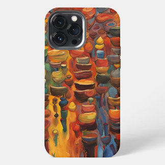 Etui iPhone 13 Pro Max Boîtier téléphonique Abstrait