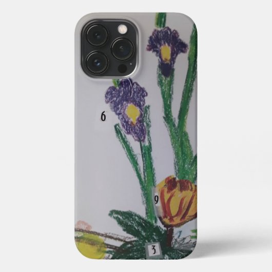 Etui iPhone 13 Pro Max Boîtier téléphonique Lilies (Verso)