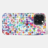 Etui iPhone 13 Pro Max Boîtier téléphonique Pixel Pointe Polka (Verso Horizontal)