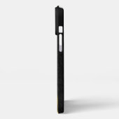 ETUI iPhone 13 PRO MAX BOLD MODERN GOLD BLACK DAMASK (Côté gauche)