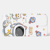 Etui iPhone 13 Pro Max Bonne chance dans l'espace (Verso Horizontal)