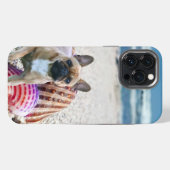 Etui iPhone 13 Pro Max Bouledogue français coque iPhone Pro Max (Verso Horizontal)