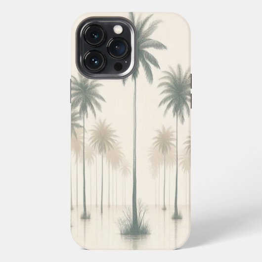 Etui iPhone 13 Pro Max Boulevard des Palmiers (Verso)
