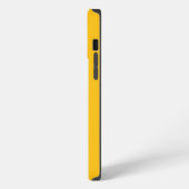 Etui iPhone 13 Pro Max Bright jaune nom personnalisé simple (Côté gauche)