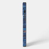 Etui iPhone 13 Pro Max Brique exposée bleue Cool (Côté gauche)