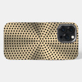 Etui iPhone 13 Pro Max Bronze platine Impression en acier inoxydable (Verso Horizontal)
