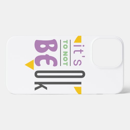 Etui iPhone 13 Pro Max Ça ne va pas. (Verso Horizontal)