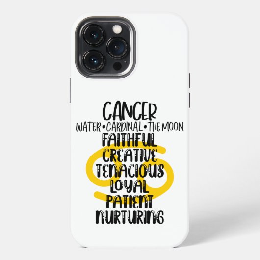 Etui iPhone 13 Pro Max Cancer (Verso)