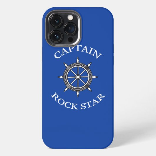 Etui iPhone 13 Pro Max "Capitaine Rock Star" (Verso)