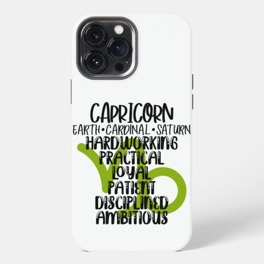 Etui iPhone 13 Pro Max Capricorne (Verso)