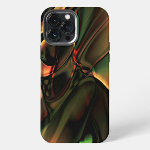 Etui iPhone 13 Pro Max Caramel ou relief boisé vieilli avec une nuance de