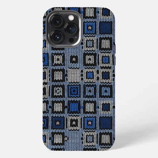 Etui iPhone 13 Pro Max carré tissé (Verso)