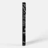 Etui iPhone 13 Pro Max Carte d'aviation (Côté droit)