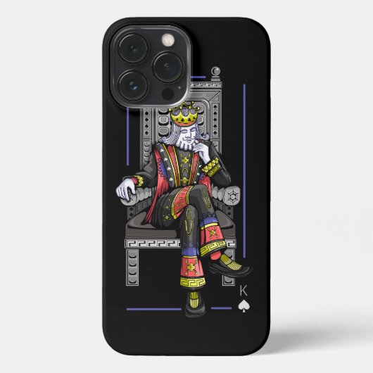 Etui iPhone 13 Pro Max Carte King (Verso)