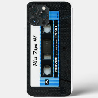 Etui iPhone 13 Pro Max Cassette Classique Vintage