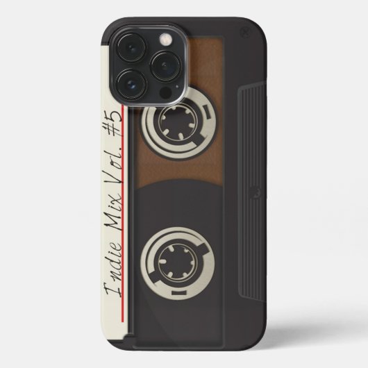 Etui iPhone 13 Pro Max Cassette Vintage rétro (Verso)