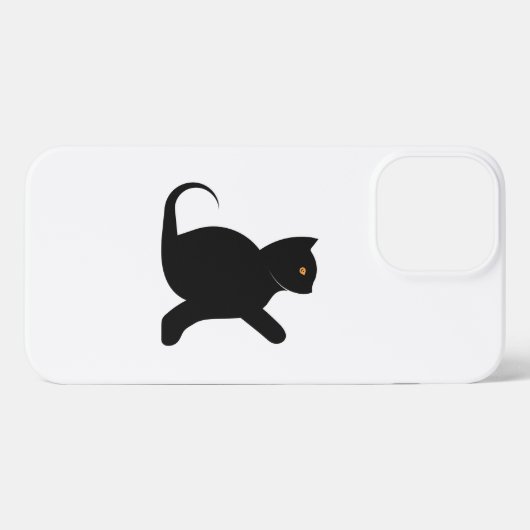 Etui iPhone 13 Pro Max Cat dit bonjour (Verso Horizontal)