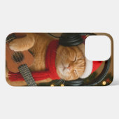 Etui iPhone 13 Pro Max Cat iPhone 13 Pro Max Case Playing Christmas Music (Verso Horizontal)