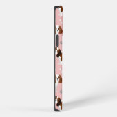 Etui iPhone 13 Pro Max Cavalier King Charles Spaniel Pattes et Os (Côté droit)