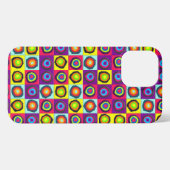Etui iPhone 13 Pro Max cercles motif (Verso Horizontal)
