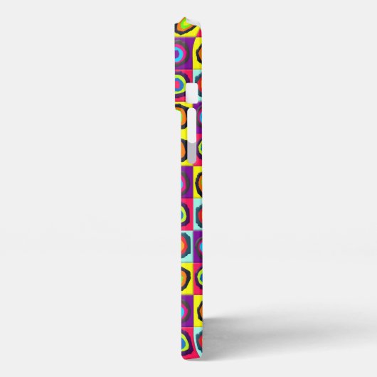 Etui iPhone 13 Pro Max cercles motif (Côté gauche)