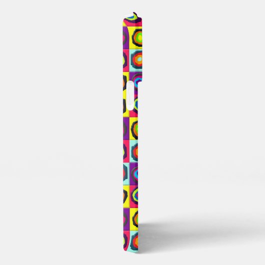 Etui iPhone 13 Pro Max cercles motif (Côté droit)