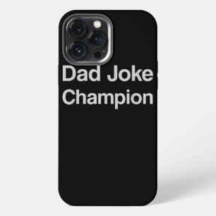 Etui iPhone 13 Pro Max Champion du jeu de mots de papa Fête des pères Amo